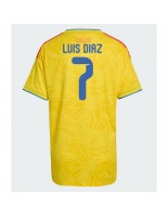 Kolumbie Luis Diaz #7 Domácí Dres pro Dámské MS 2026 Krátký Rukáv